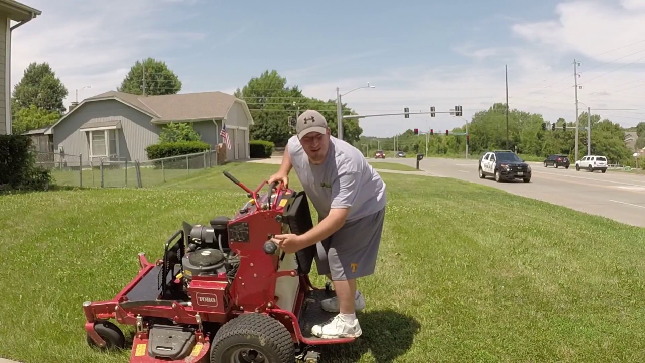 Mowing, Edging, Toro Talk, Toro Striplies With and Without Stripe Kit Comparison