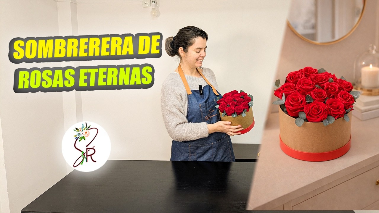 Caja de Rosas Eternas 🌹 DIY | Cómo Hacer un Flower Box Profesional