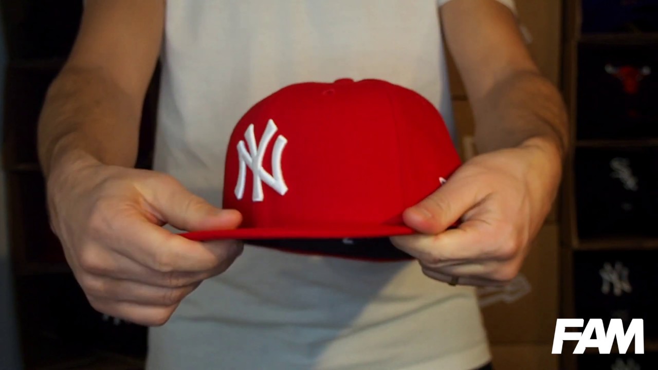 NEW ERA 59FIFTY NEW YORK YANKEES RED/WHITE FITTED CAP