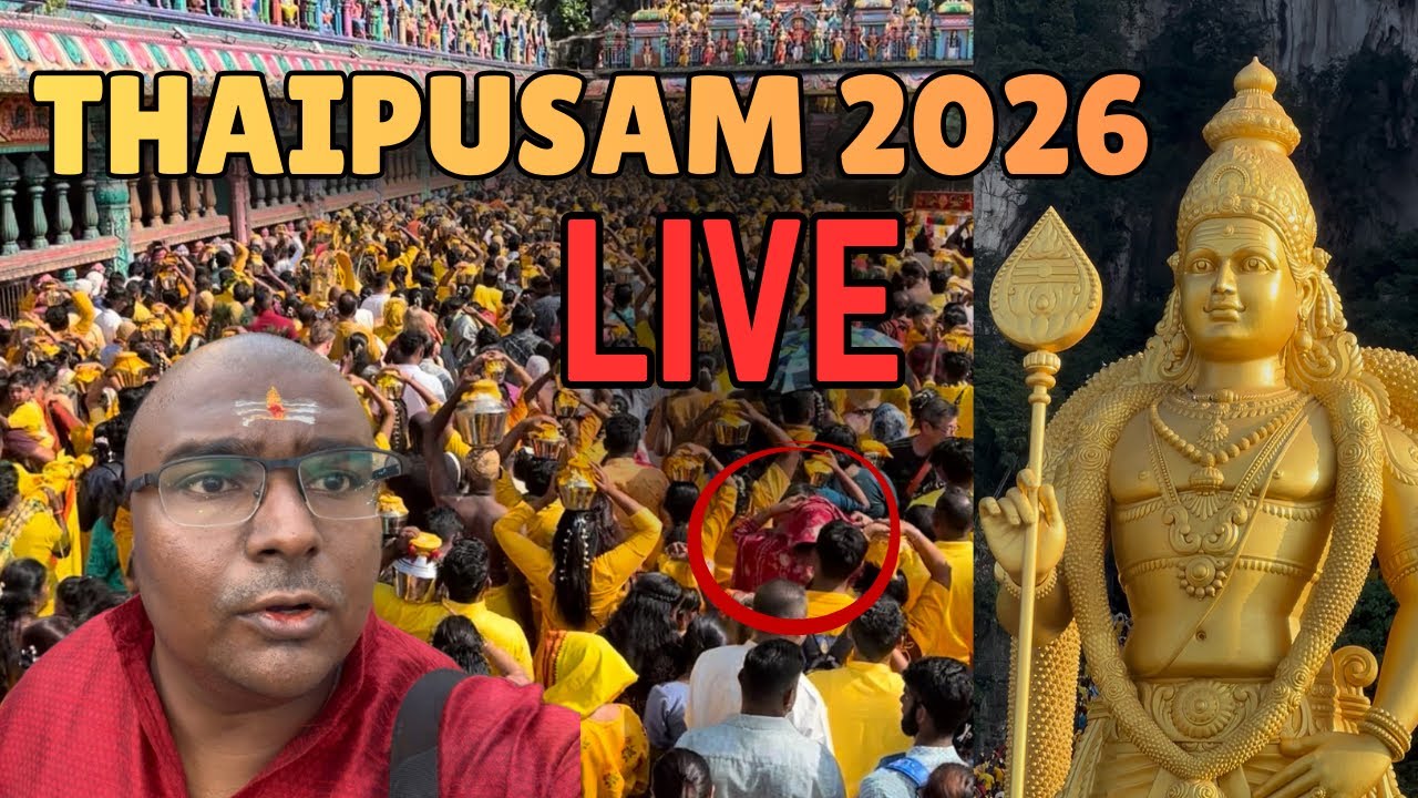 Thaipusam 2026 ~ LIVE from Batu Caves Murugan Temple