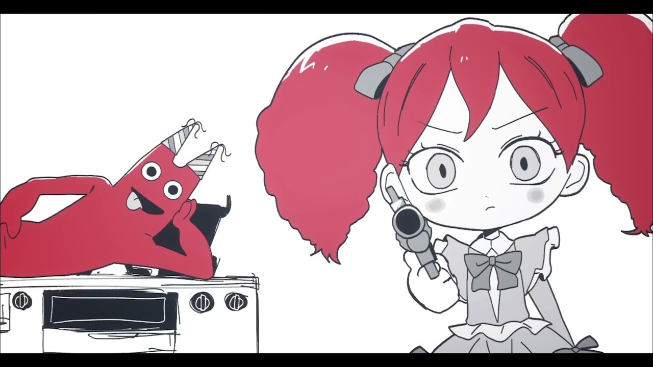 海外ホラゲ❸🟥でモミアゲヲシャカアゲヲ【手描き二次創作】