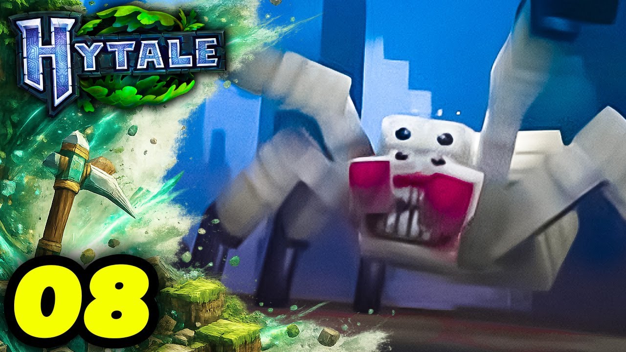 HYTALE #08 : Le NID d'ARAIGNÉE GÉANTE du DÉSERT !