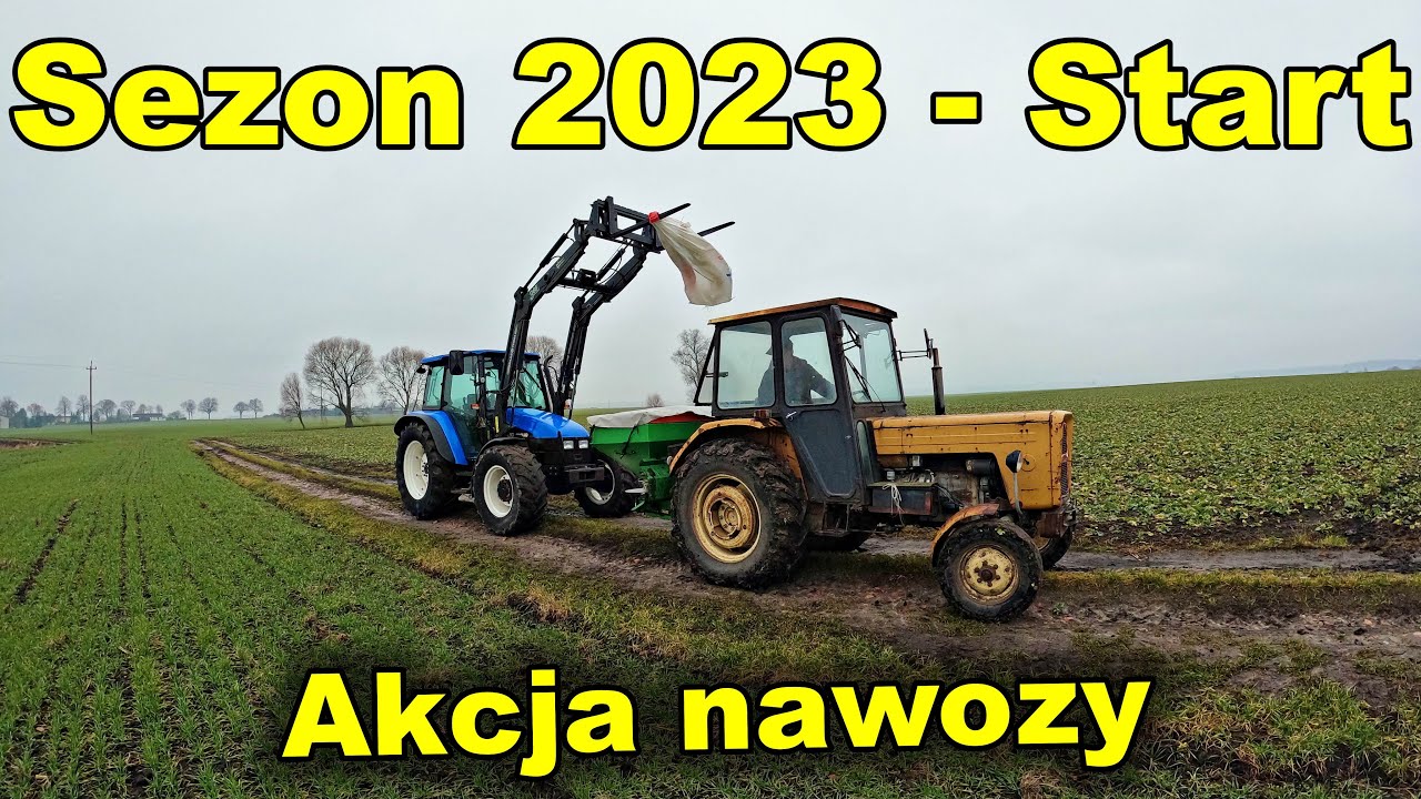 Rozpoczynamy nowy sezon 2023 - Boguś sieje Korn-Kali na rzepaki | Nawozy 2023