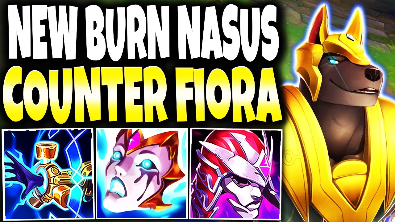 A Fiora Smurf met her BIGGEST COUNTER: My New Max Burn Nasus Build 🔥 - League of Legends