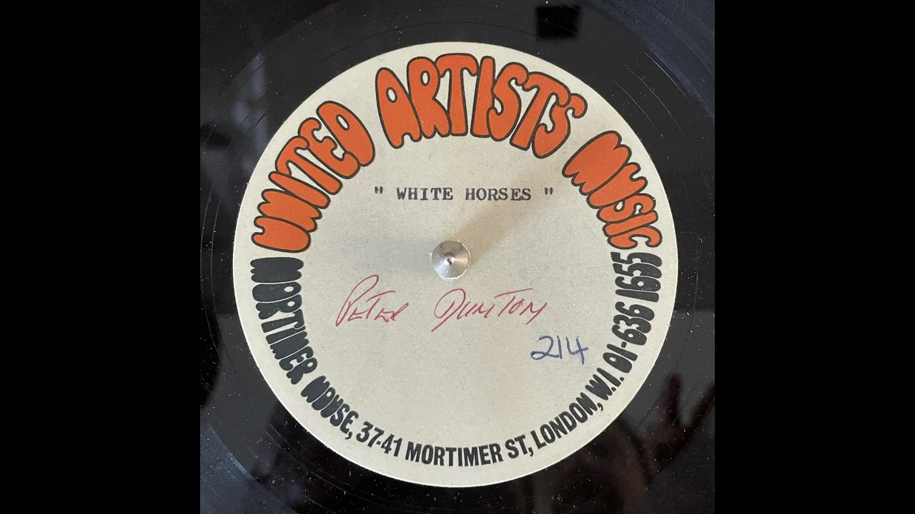 Peter Dunton (Please/T2) – No More White Horses // 1968 Demo