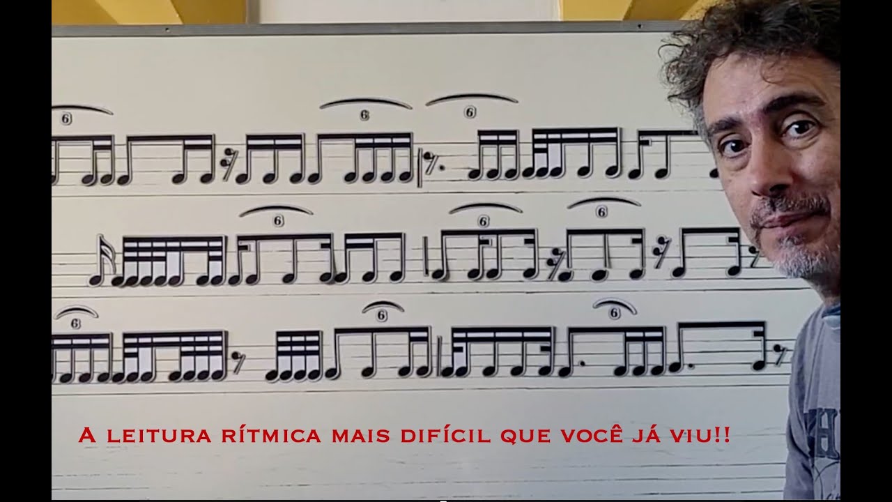 A  Leitura rítmica mais difícil que você já fez!  Explicação e leitura
