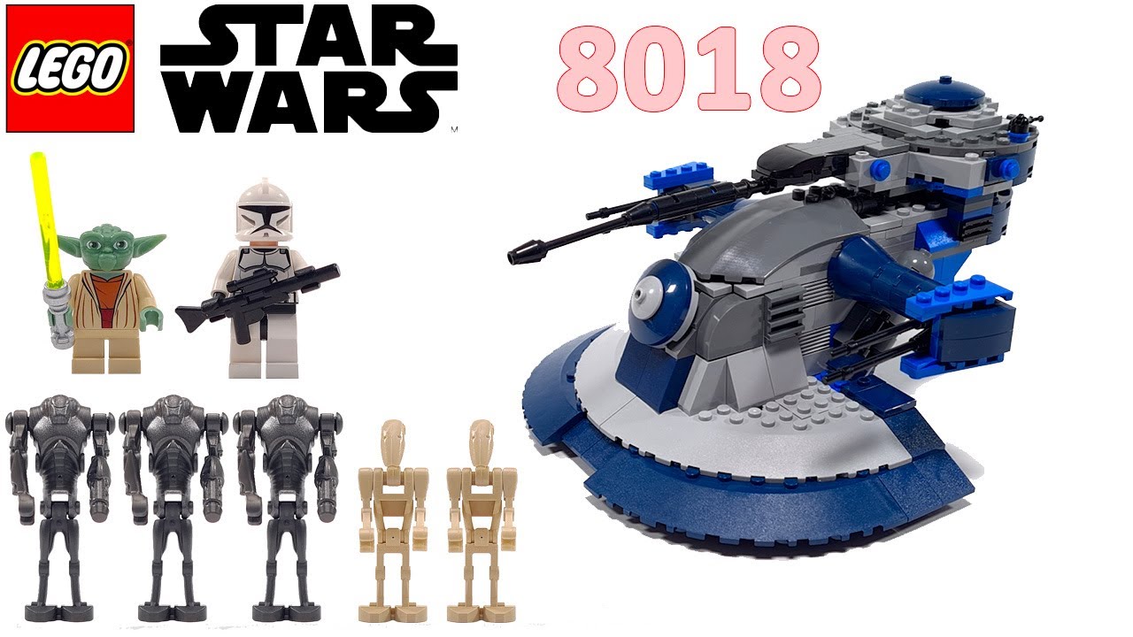 LEGO Star Wars 8018 Armored Assault Tank AAT Speed Build Review