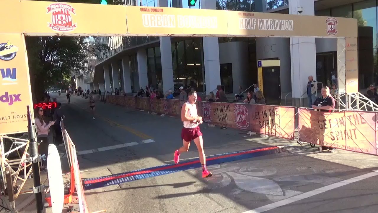 2024 Urban Bourbon Half Marathon Finish Line