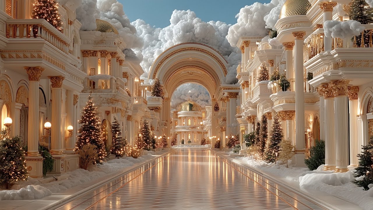 Step Into the Celestial Kingdoms in Christmas Eve | 4K Exploration of Fantasy Architecture