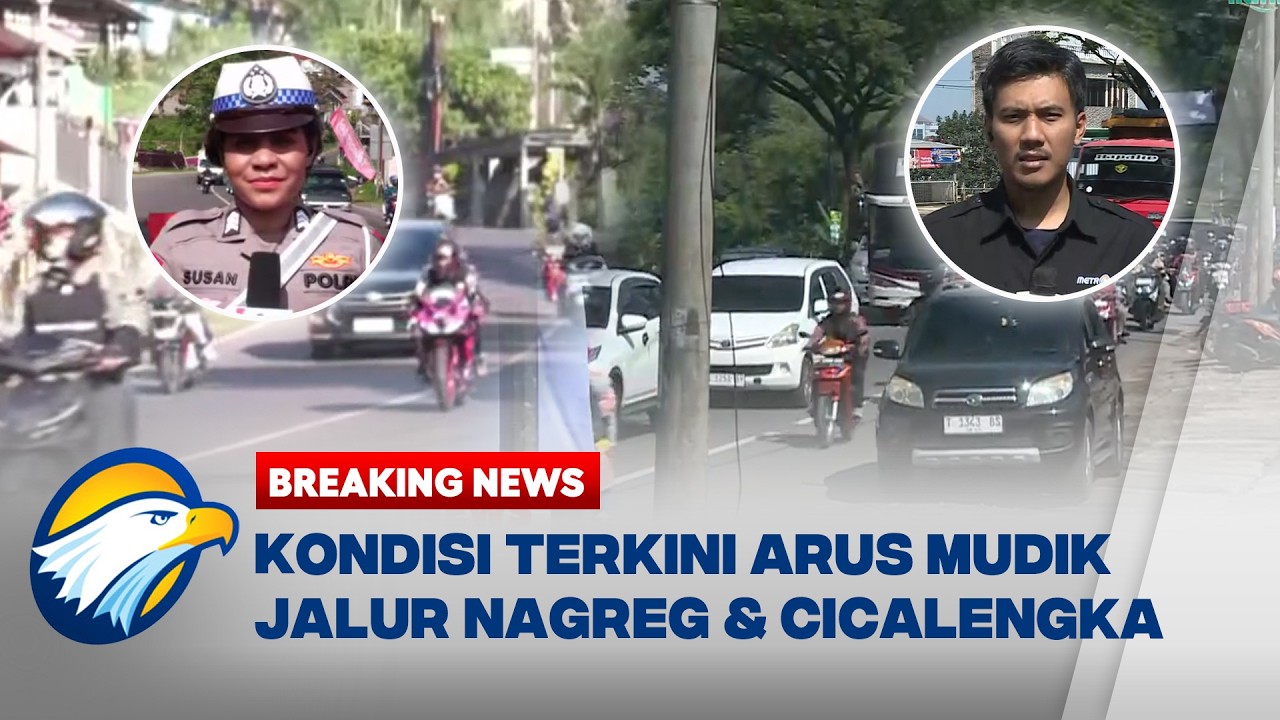 BREAKING NEWS - Situasi Terkini Mudik Lebaran Padat Nagreg Cicalengka Macet Panjang