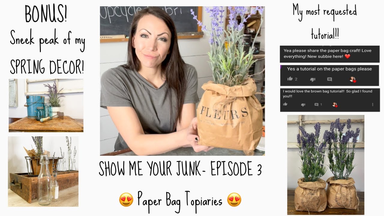 IOD Crockery Stamp Topiaries!— Show Me Your Junk! Episode 3
