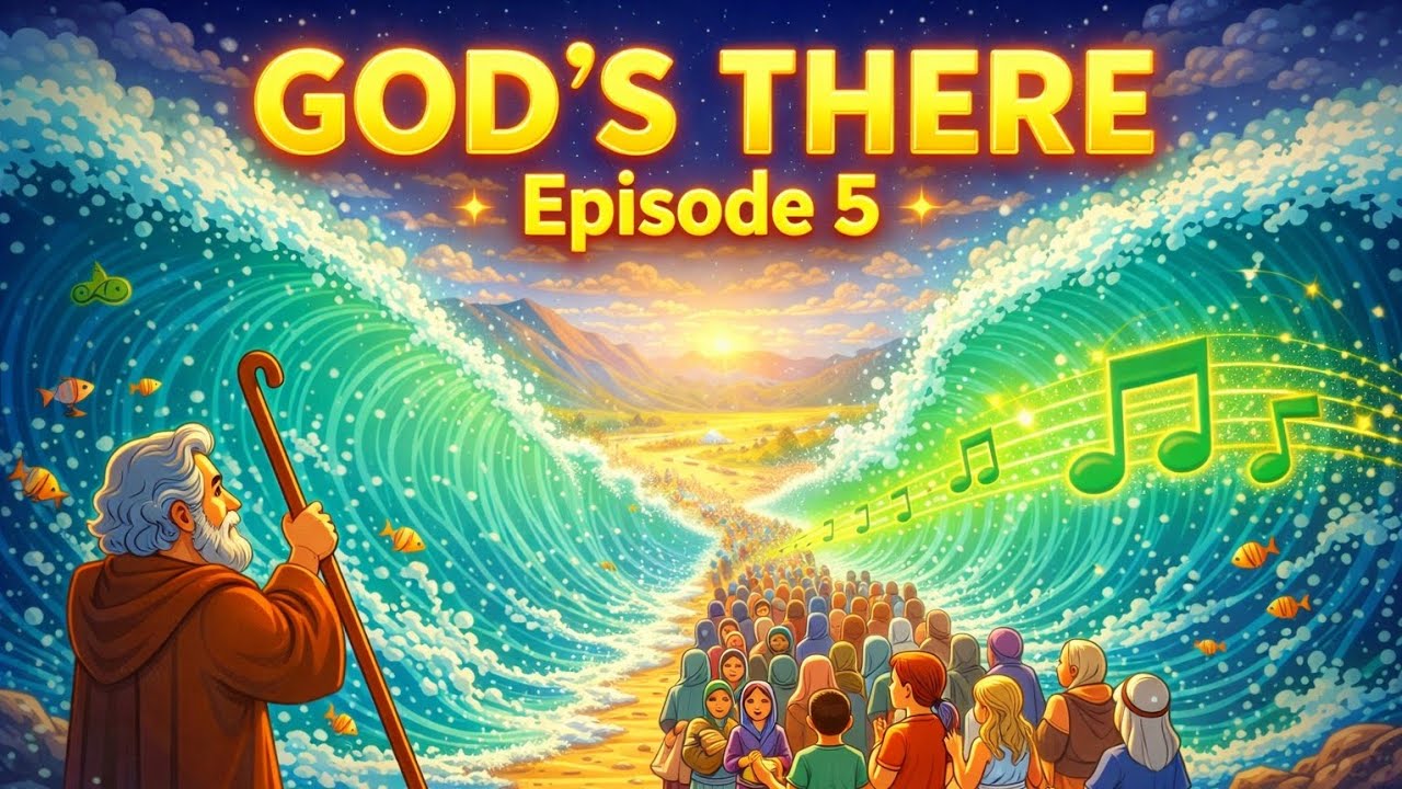 GOD’S THERE – Episode 5 | God Makes a Way for His People (Kids Bible Song & Story)