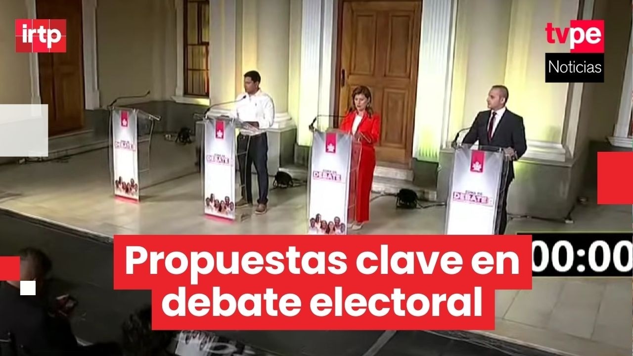 Economía, seguridad y reformas: lo más destacado del debate del JNE
