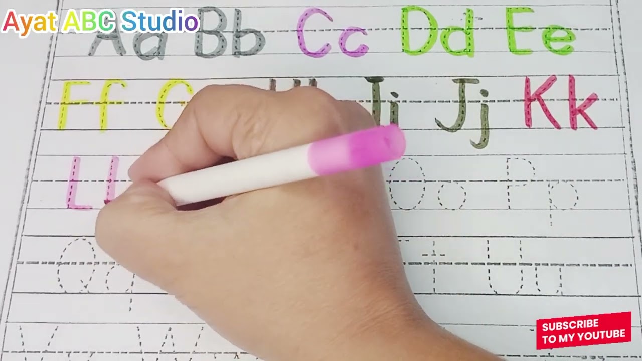 Alphabet AatoZz ||@AyatABCStudio|| alphabet