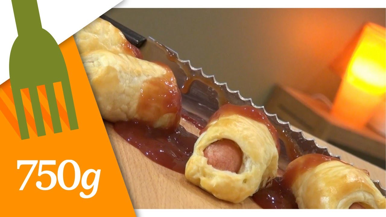 Recette Feuilletés aux saucisses façon doigts de sorcière - 750g