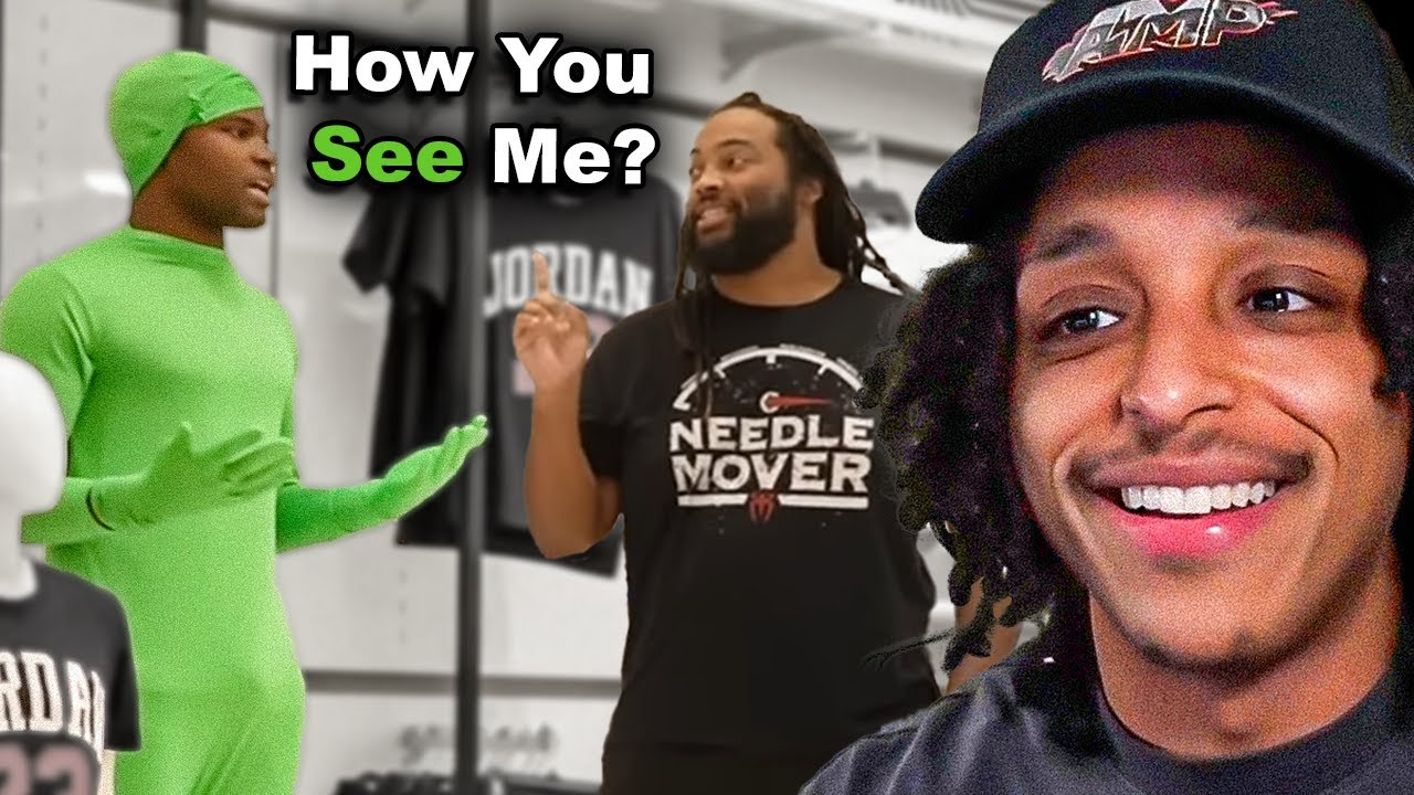 Agent Reacts To Kanel's Invisible Mannequin Prank 😂