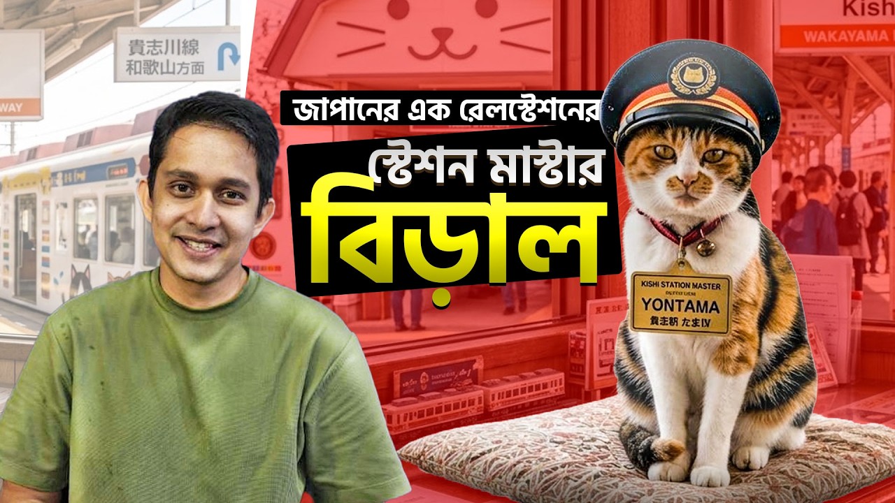 জাপানের রেলস্টেশনের স্টেশন মাস্টার বিড়াল। দুই দশক ধরে বিড়ালরা পালন করছে এই দায়িত্ব