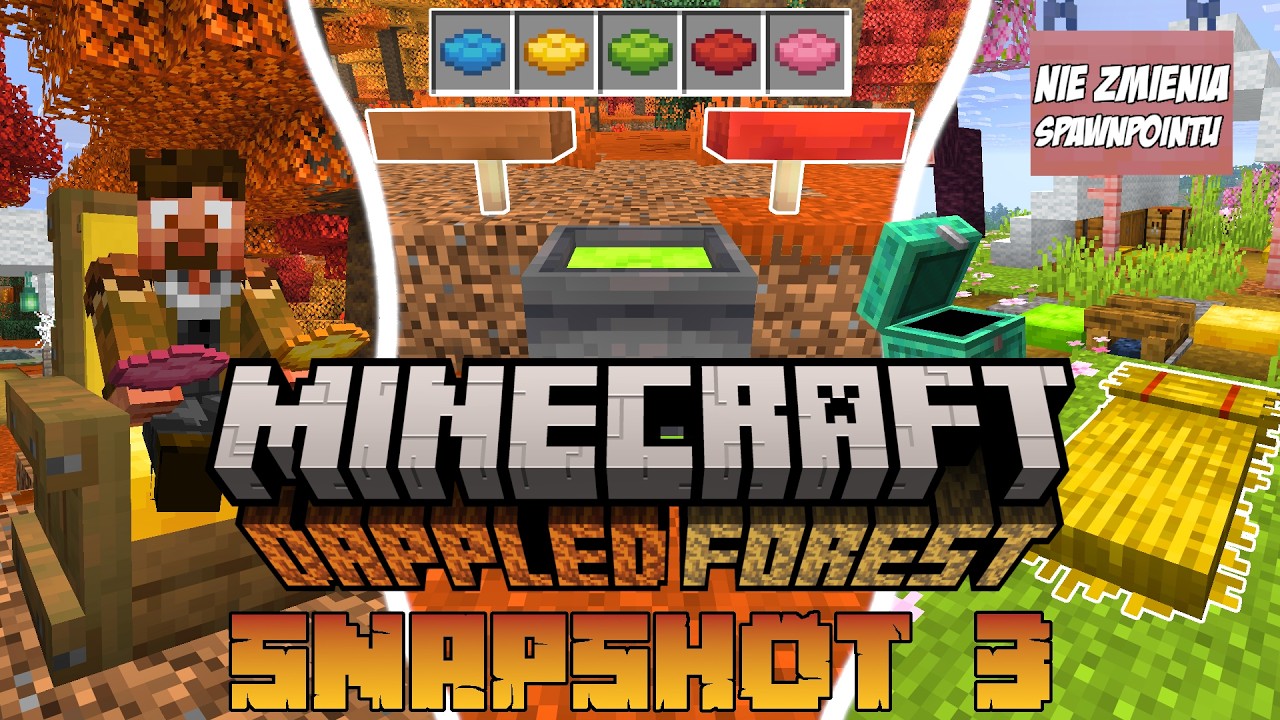 Minecraft: WHAT&rsquo;S NEW? FURNITURE - PILLOWS! Straw BED! REVOLUTION! [3/26: Snapshot 3]