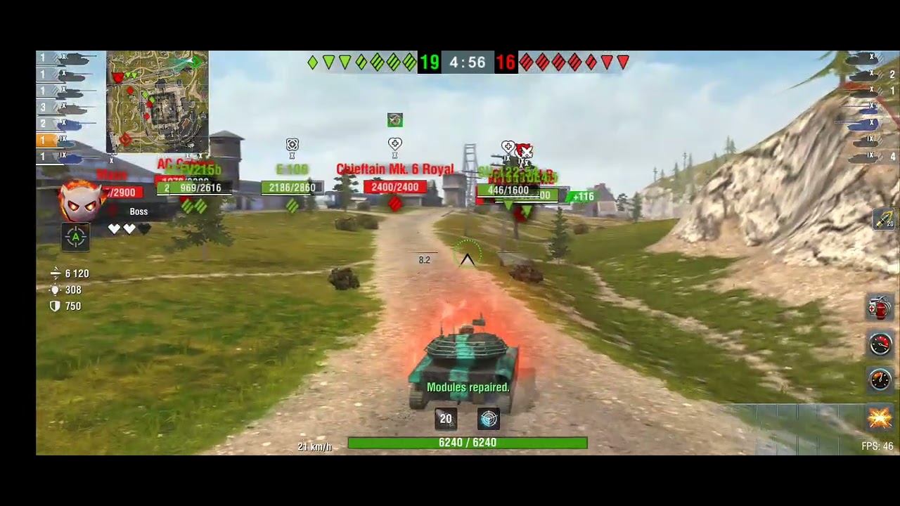 First time being Boss in WoT Blitz...
