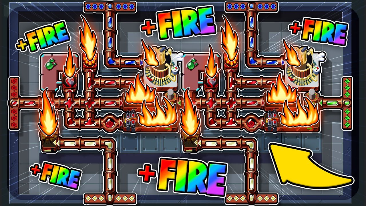This Factory Uses FIRE To Defeat My Enemies