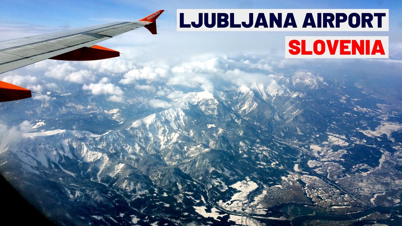 Landing at Ljubljana Airport | easyJet A320 (Views of LJUBLJANA)