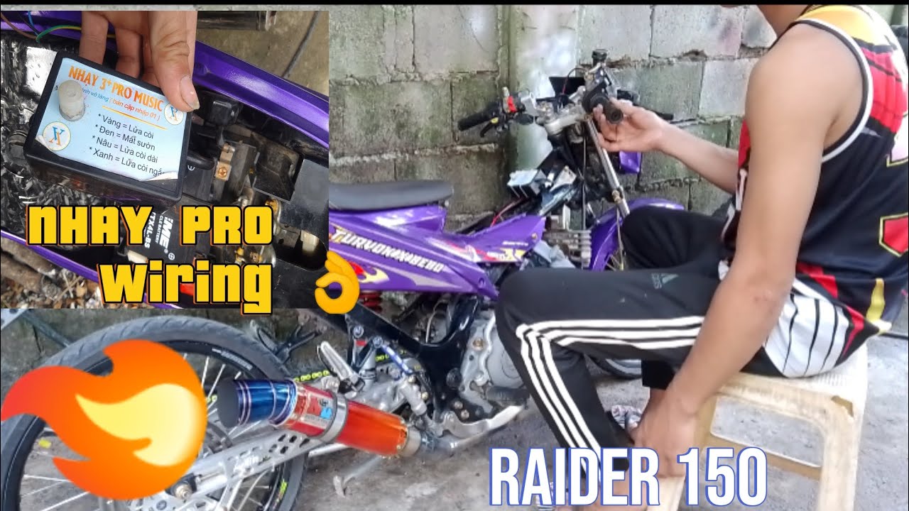 Rapid backfire Gamit Ang -NHAY PRO-music pano ngaba I wiring #raider150carb @bosbebo