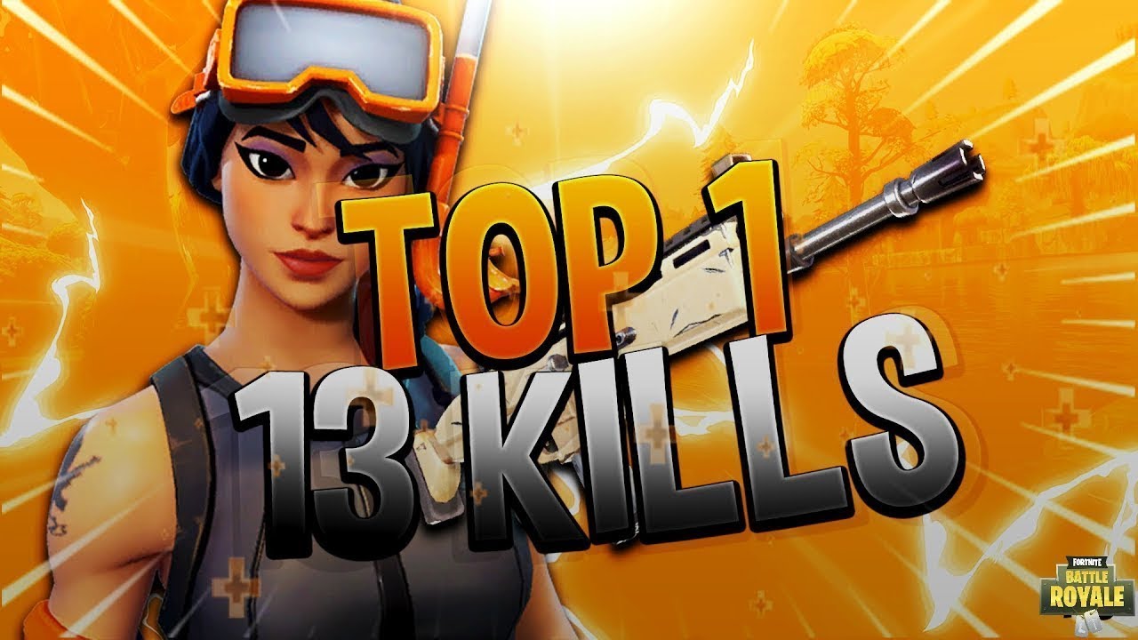 GAME INTENSE EN SOLO 13 KILL TOP 1 FORTNITE BATTLE ROYALE