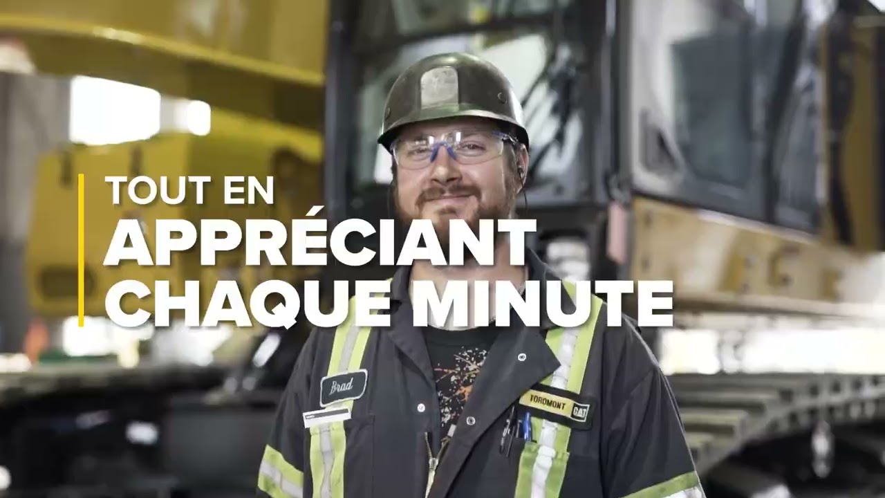 Pour un technicien Cat une machine, c'est du s&eacute;rieux.