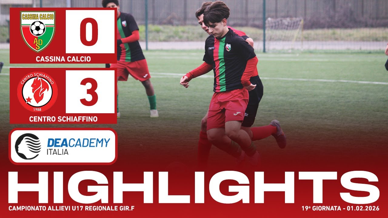 Cassina Calcio - Centro Schiaffino 0-3 | Gol & Highlights | Allievi U17 2009 2025/26