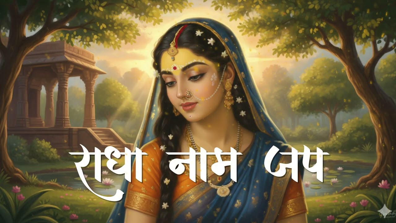 Radha Naam Jap | मन को शांति देने वाला भक्ति जाप | Radha Naam Dhara
