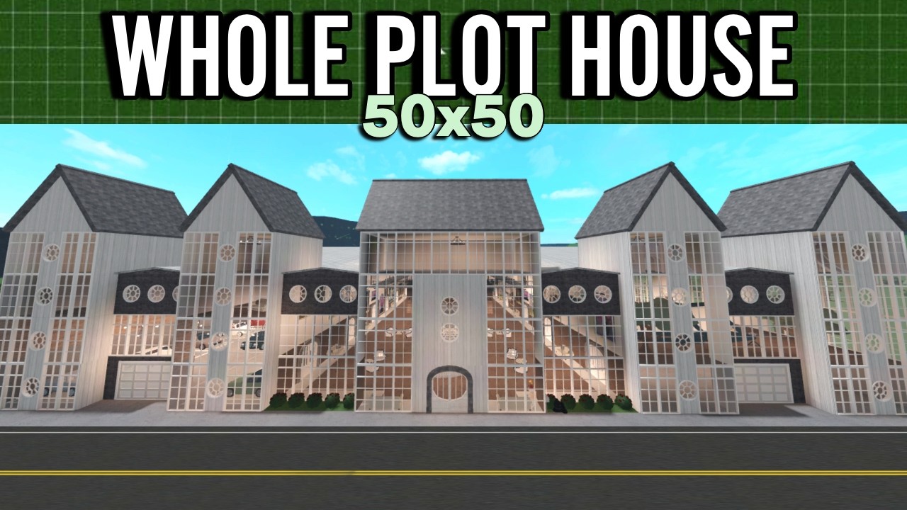 BUILDING A 50x50 HOUSE IN BLOXBURG