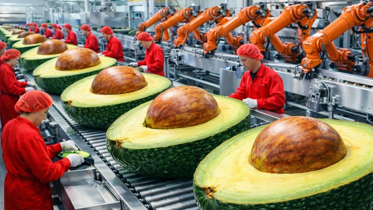 Inside the Largest High-Tech Plant | How Avocado Oil Is Made (Full Process)