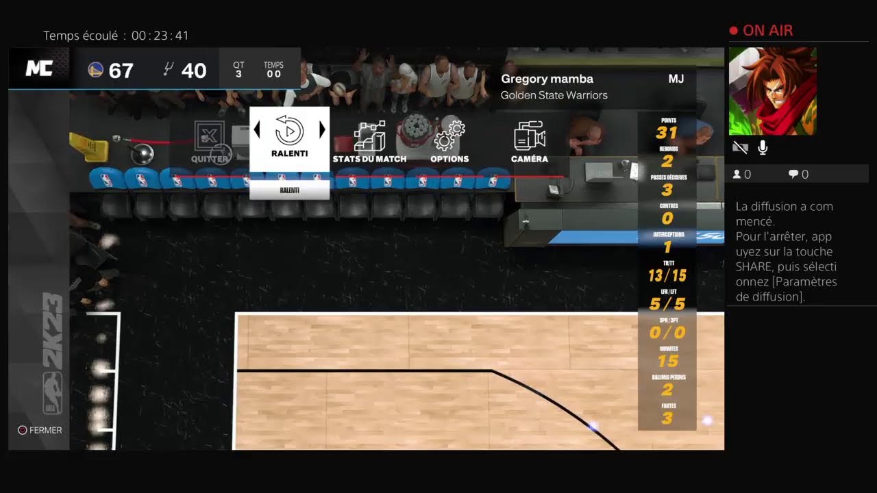 Diffusion PS4 en direct de Gregory_MAMBA