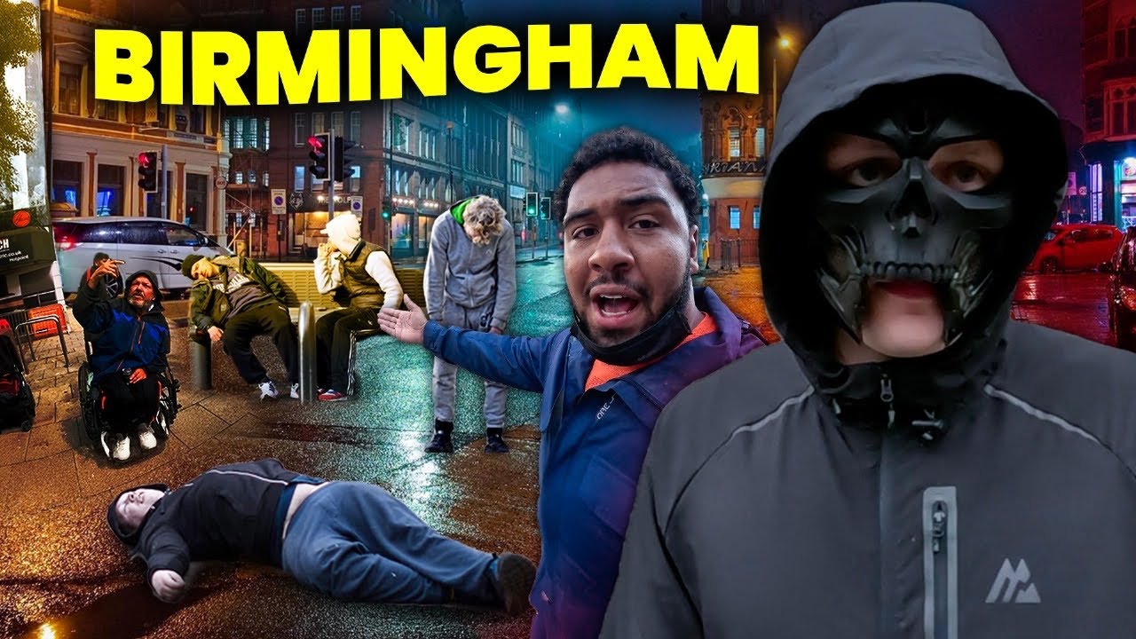 Birmingham dangerous Streets at Night: Neglected & forgotten City
