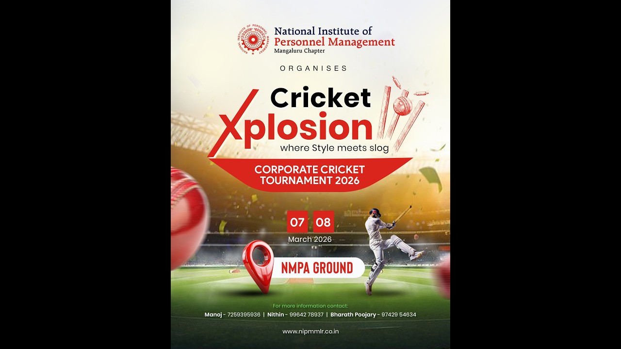 DAY-1 || NATIONAL INSTITUTE OF PERSONNEL MANAGEMENT || CRICKET XPLOSION || NMPA GROUND
