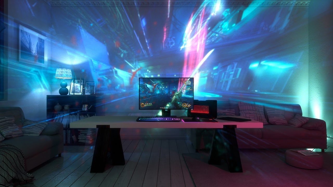 Impressions of Razer's Room-Illuminating Gameplay Projector - CES 2017
