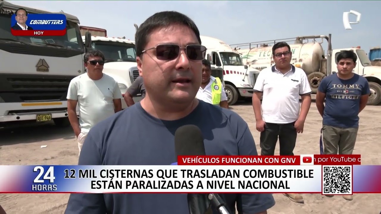 Cerca de 12 mil cisternas a GNV están paralizadas y afectan distribución de combustibles en el país