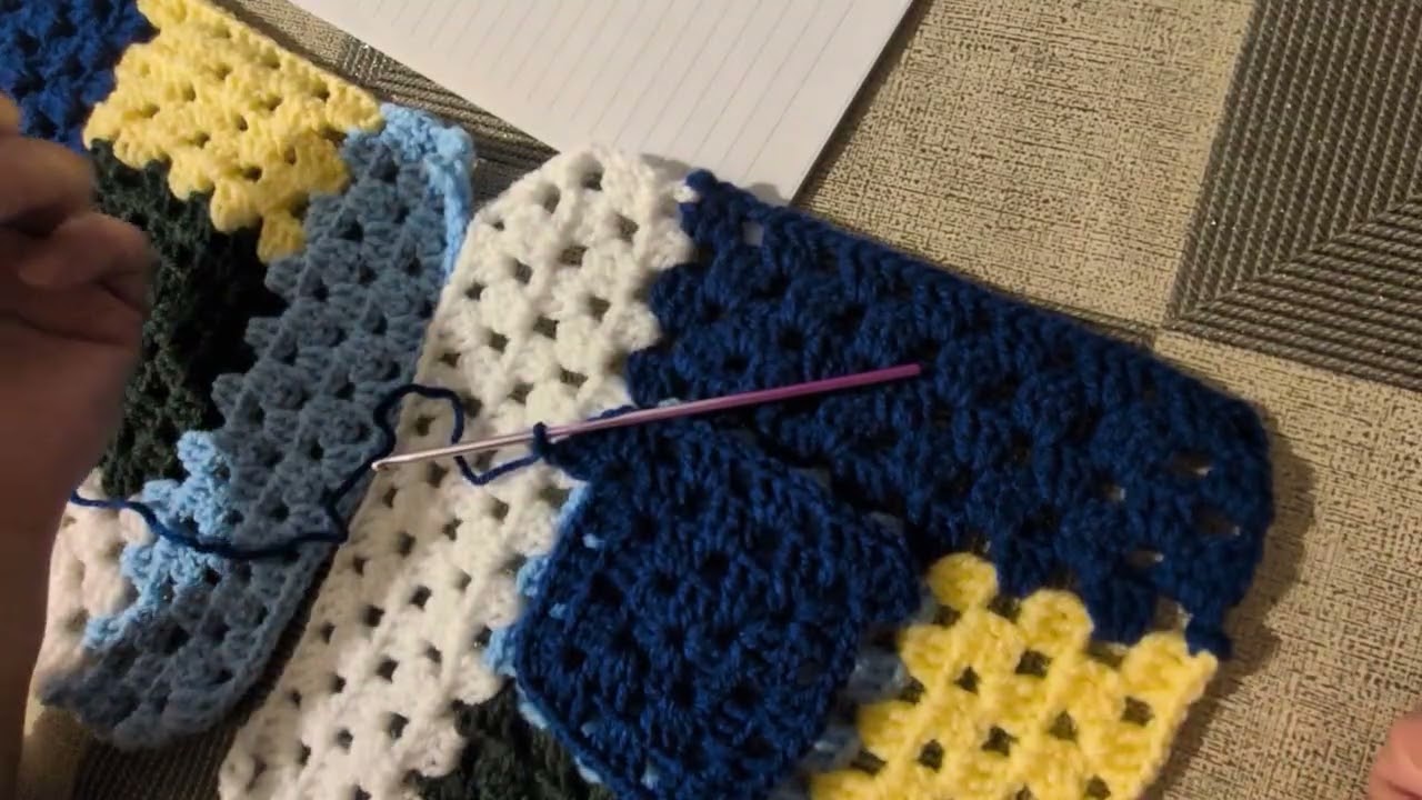 Mattonella Granny ad uncinetto 