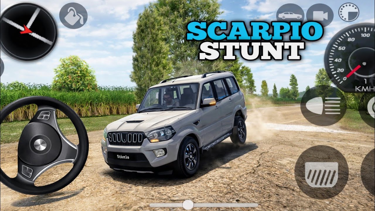 Indian Car Simulator – Scorpio Crazy Jump & Drift Stunts! 