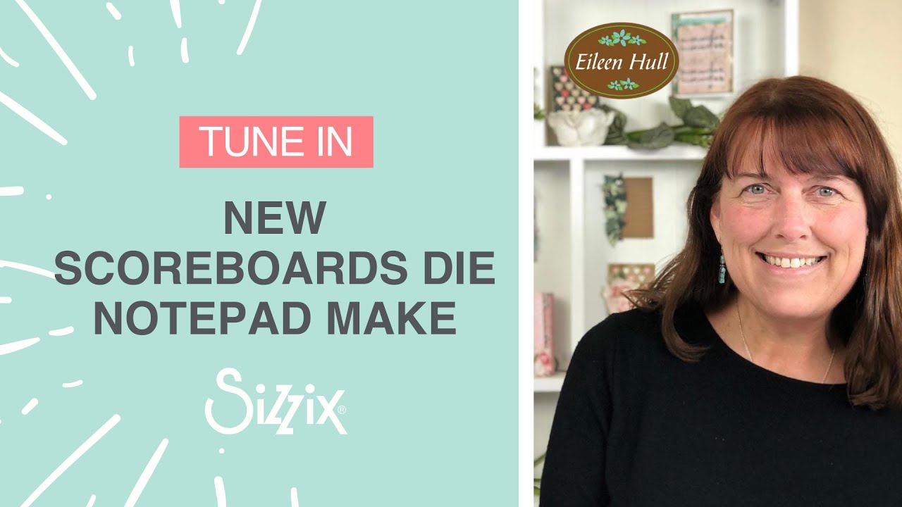 Sizzix: How to assemble the ScoreBoards Notepad Die! By Eileen Hull.