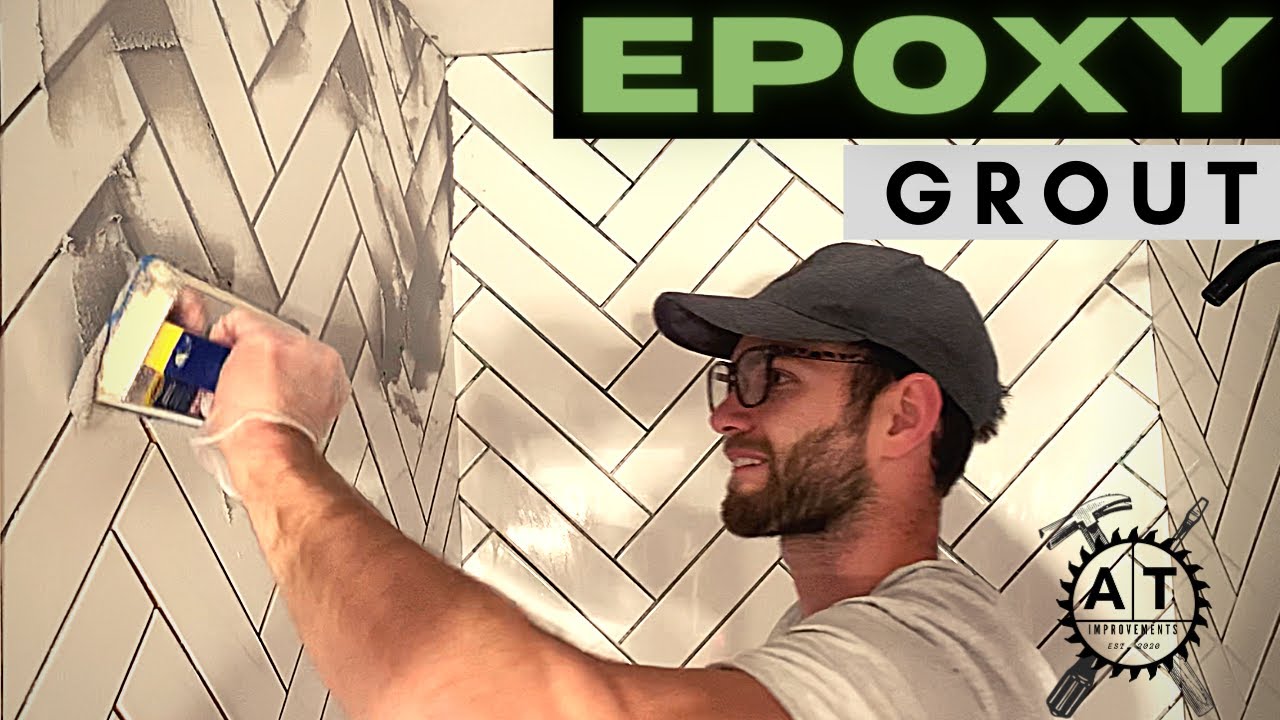 How to Install Epoxy Grout [Shower Pan and Shower Walls]