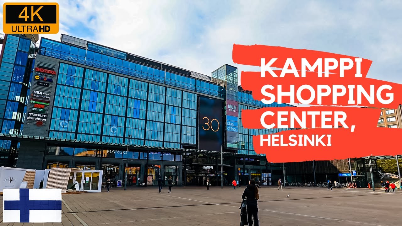Kamppi Shopping Center, Helsinki 🇫🇮  -  Walking Tour [4K]