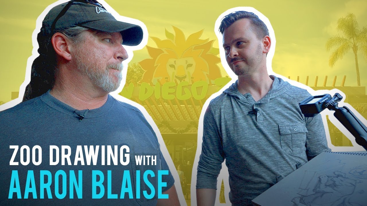 Zoo Sketching with Aaron Blaise - Drawing Lions, Tigers and Bonobos