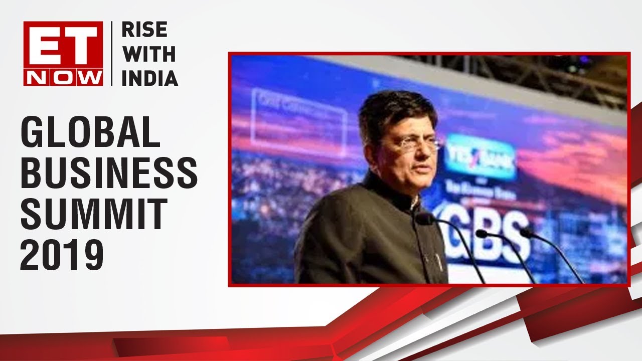 Railway Minister Piyush Goyal speaks at the Global Business Summit 2019 | Full Speech