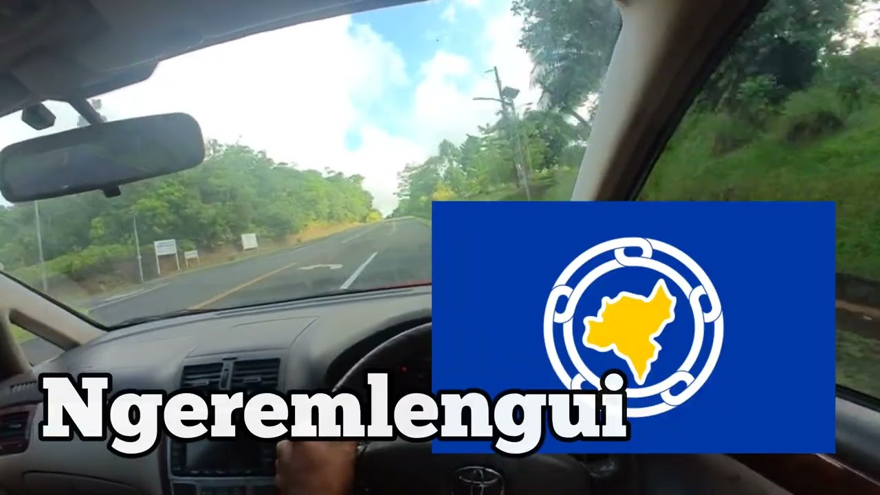 Driving to Babeldaob, Big Island