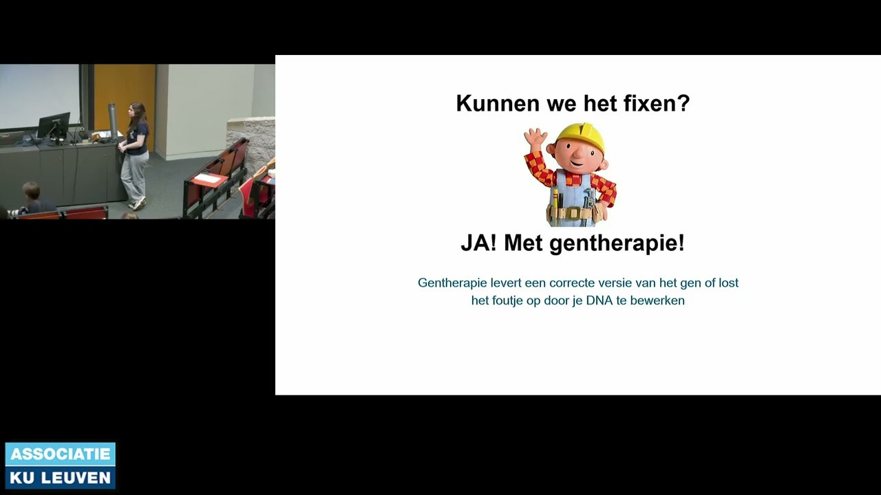 College: Genetische ziektes en hoe ze te genezen - Prof. Els Henckaerts & Wout Verscheure