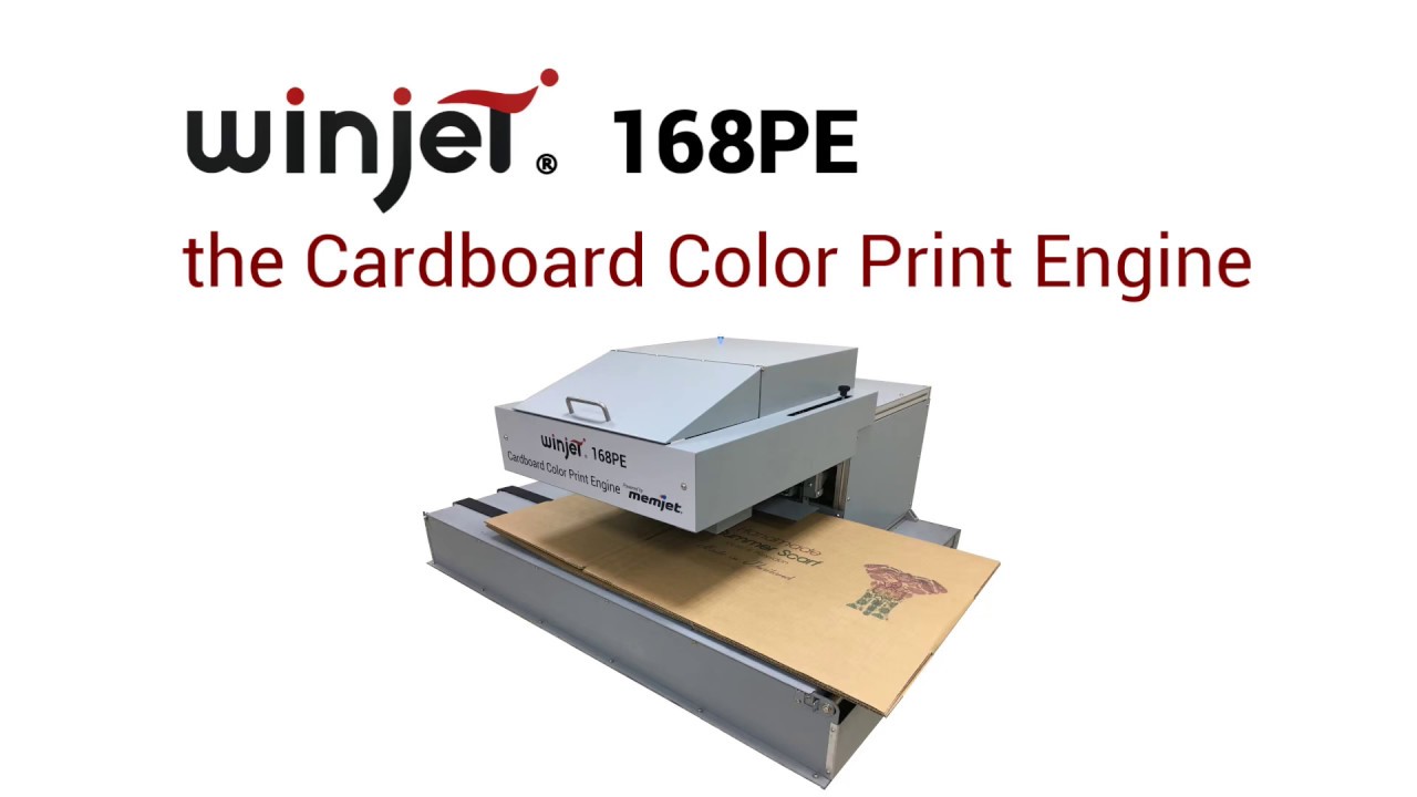 Winjet 168PE - the Digital Cardboard/Box Print Engine