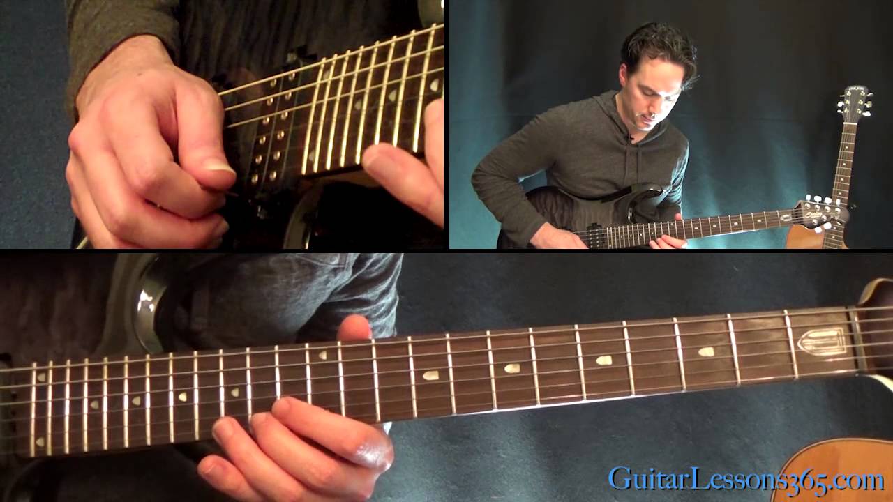 Master of Puppets Guitar Lesson Pt.3 - Metallica - Harmony Solo