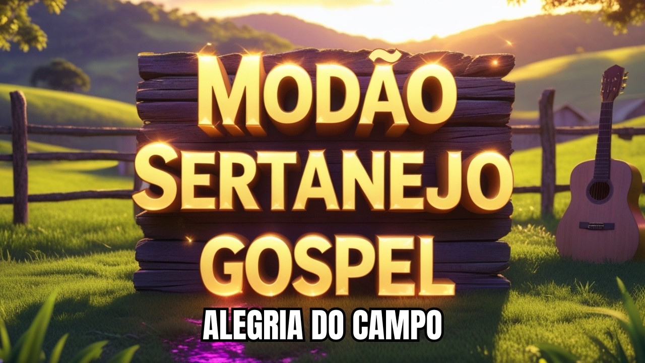 Modão Sertanejo Gospel — Louvores da Roça Que Vão Tocar Seu Coração 💛🎶