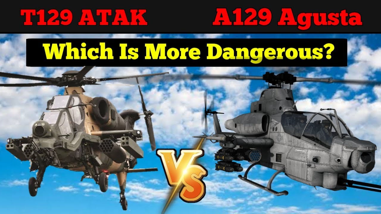 Turkish T129 ATAK Vs A129 Mangusta - Which Is More Powerful